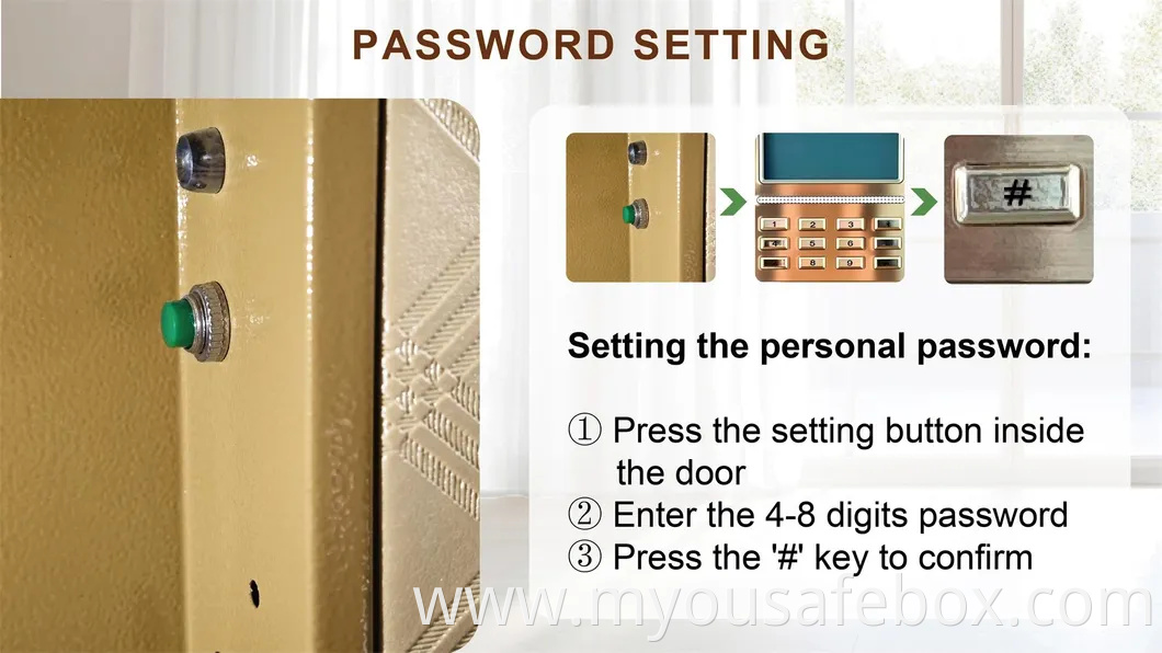 Small Business Fireproof Money Safe with Organizer Drawer Coin Slot Safe